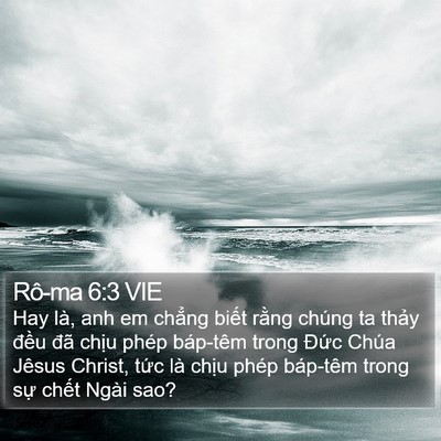 Rô-ma 6:3 VIE Bible Verse Image