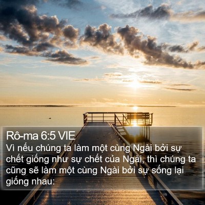 Rô-ma 6:5 VIE Bible Verse Image