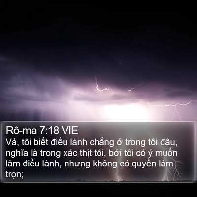 Rô-ma 7:18 VIE Bible Verse Image