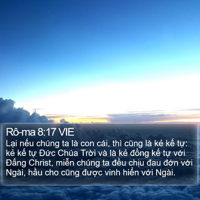 Rô-ma 8:17 VIE Bible Verse Image