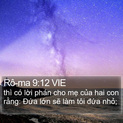 Rô-ma 9:12 VIE Bible Verse Image