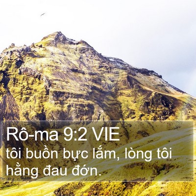 Rô-ma 9:2 VIE Bible Verse Image