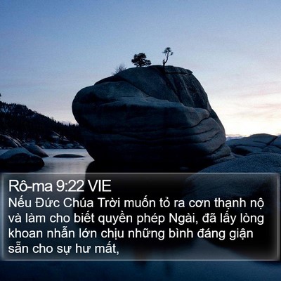 Rô-ma 9:22 VIE Bible Verse Image