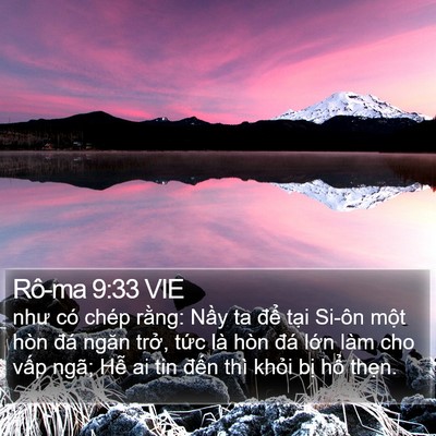 Rô-ma 9:33 VIE Bible Verse Image