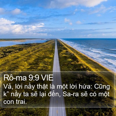 Rô-ma 9:9 VIE Bible Verse Image