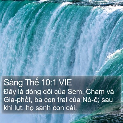 Sáng Thế 10:1 VIE Bible Verse Image