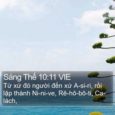 Sáng Thế 10:11 VIE Bible Verse Image