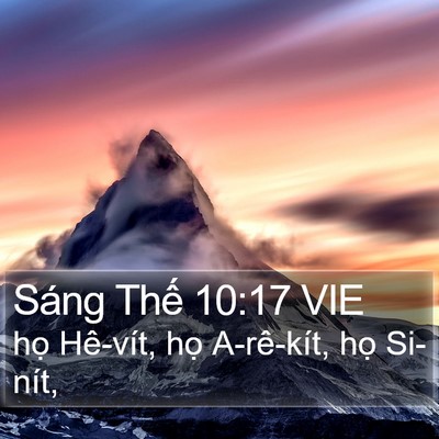 Sáng Thế 10:17 VIE Bible Verse Image