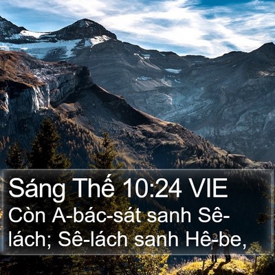 Sáng Thế 10:24 VIE Bible Verse Image