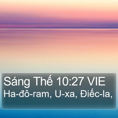 Sáng Thế 10:27 VIE Bible Verse Image