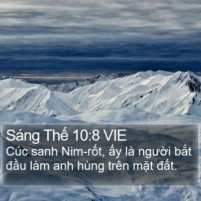 Sáng Thế 10:8 VIE Bible Verse Image