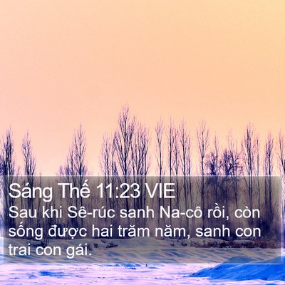 Sáng Thế 11:23 VIE Bible Verse Image