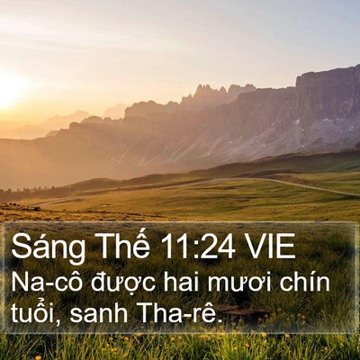 Sáng Thế 11:24 VIE Bible Verse Image