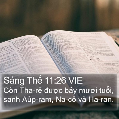 Sáng Thế 11:26 VIE Bible Verse Image