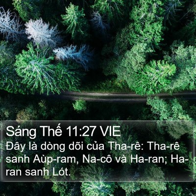 Sáng Thế 11:27 VIE Bible Verse Image