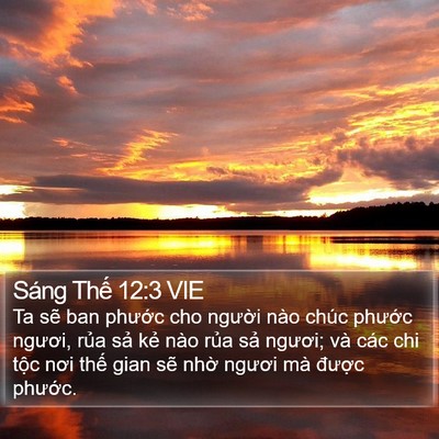 Sáng Thế 12:3 VIE Bible Verse Image