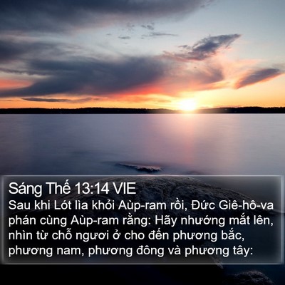 Sáng Thế 13:14 VIE Bible Verse Image