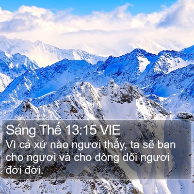 Sáng Thế 13:15 VIE Bible Verse Image