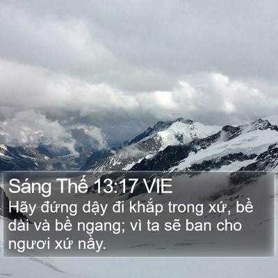 Sáng Thế 13:17 VIE Bible Verse Image