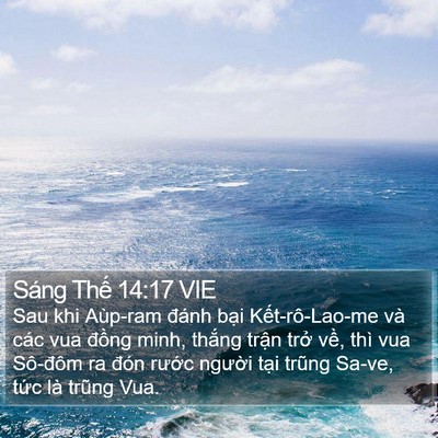 Sáng Thế 14:17 VIE Bible Verse Image