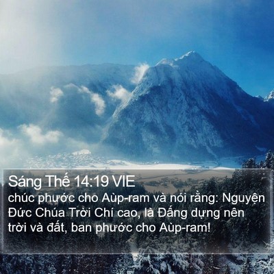 Sáng Thế 14:19 VIE Bible Verse Image