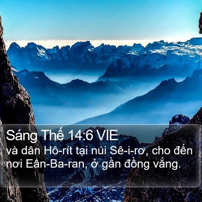 Sáng Thế 14:6 VIE Bible Verse Image