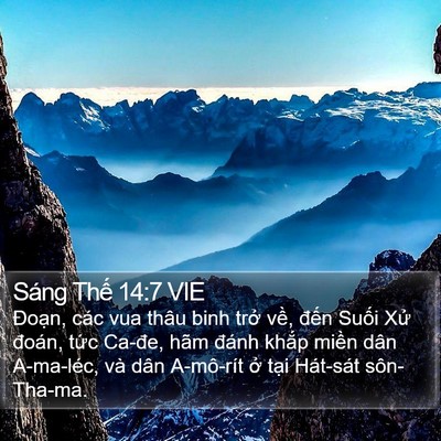 Sáng Thế 14:7 VIE Bible Verse Image