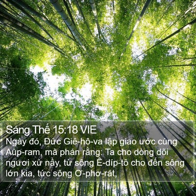Sáng Thế 15:18 VIE Bible Verse Image