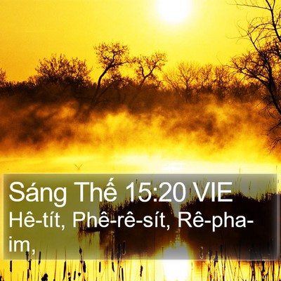 Sáng Thế 15:20 VIE Bible Verse Image