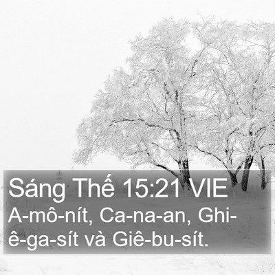 Sáng Thế 15:21 VIE Bible Verse Image