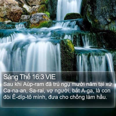 Sáng Thế 16:3 VIE Bible Verse Image