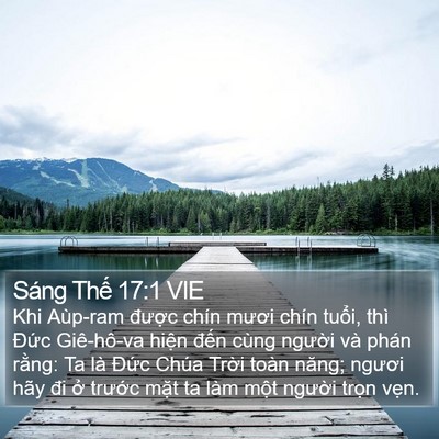 Sáng Thế 17:1 VIE Bible Verse Image