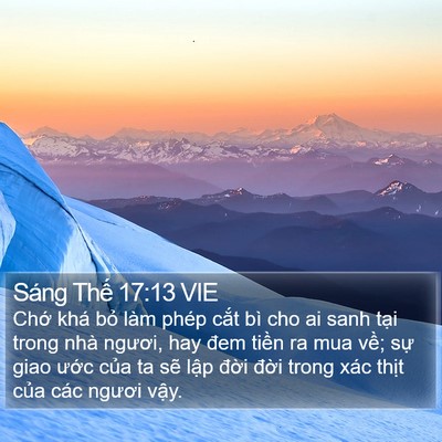Sáng Thế 17:13 VIE Bible Verse Image