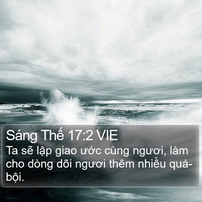 Sáng Thế 17:2 VIE Bible Verse Image
