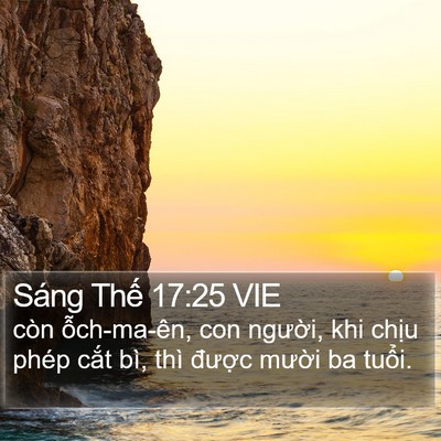 Sáng Thế 17:25 VIE Bible Verse Image
