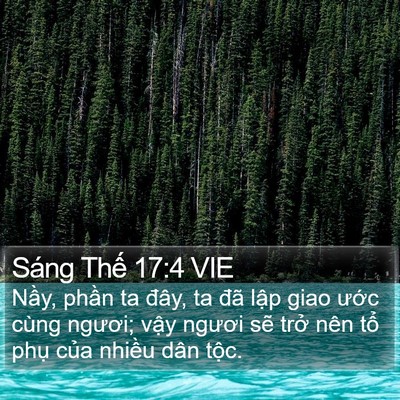 Sáng Thế 17:4 VIE Bible Verse Image