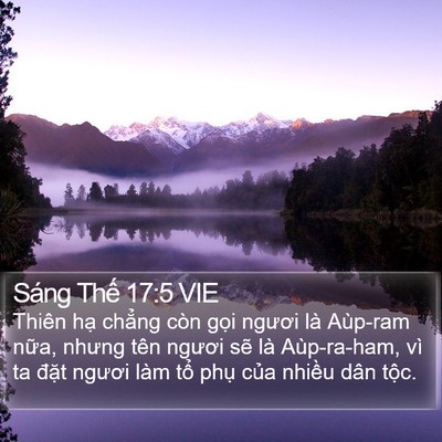 Sáng Thế 17:5 VIE Bible Verse Image