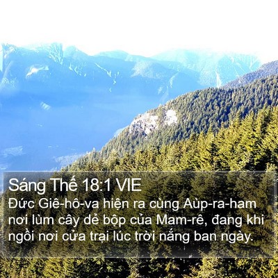 Sáng Thế 18:1 VIE Bible Verse Image