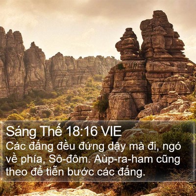Sáng Thế 18:16 VIE Bible Verse Image