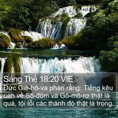 Sáng Thế 18:20 VIE Bible Verse Image