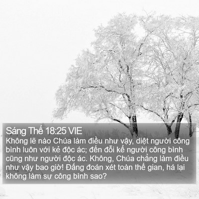 Sáng Thế 18:25 VIE Bible Verse Image