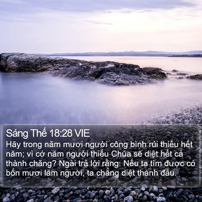 Sáng Thế 18:28 VIE Bible Verse Image