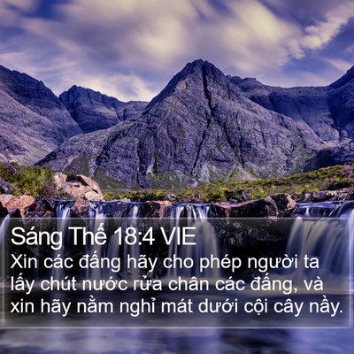 Sáng Thế 18:4 VIE Bible Verse Image