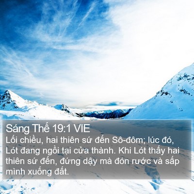 Sáng Thế 19:1 VIE Bible Verse Image