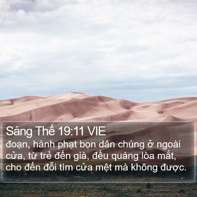 Sáng Thế 19:11 VIE Bible Verse Image