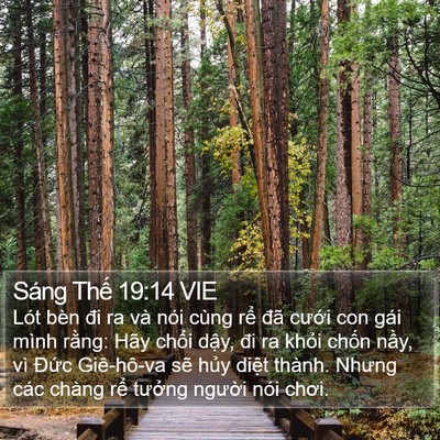 Sáng Thế 19:14 VIE Bible Verse Image