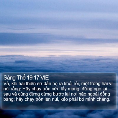 Sáng Thế 19:17 VIE Bible Verse Image