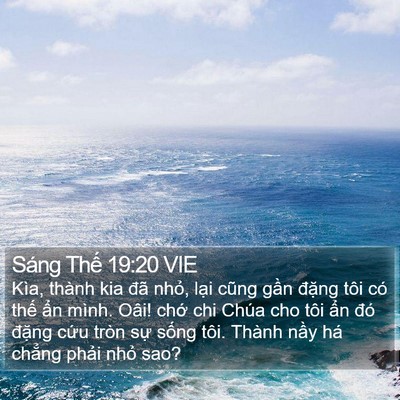 Sáng Thế 19:20 VIE Bible Verse Image