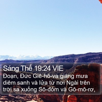 Sáng Thế 19:24 VIE Bible Verse Image