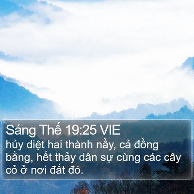 Sáng Thế 19:25 VIE Bible Verse Image